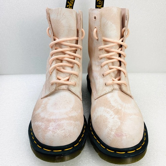 Dr. Martens 1460 Pascal Tie-Dye Suede Boots - Women's 10 - Picture 2 of 11